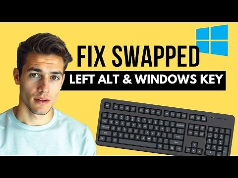 How To Fix Left ALT & Windows Key Swapped - ALT Key Not Working Right (Here’s the Quick Fix)