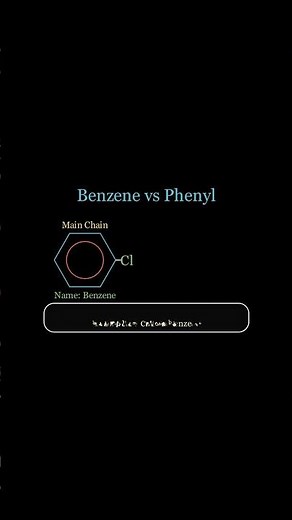 Benzene vs Phenyl 🧪 Explained | NCERT | Organic Chemistry #chemistry