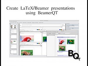 Visually create Beamer/LaTeX presentations with BeamerQT