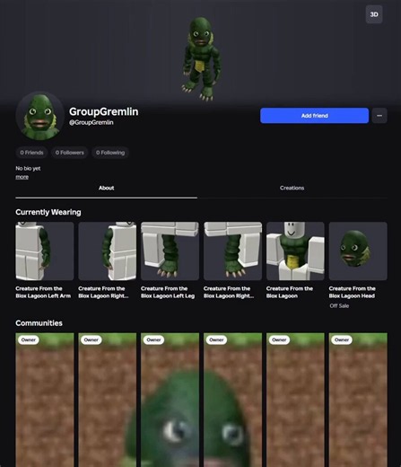 Roblox apparently removed group icon size limits, so naturally some people are using it to make wacky designs on their profiles.😂