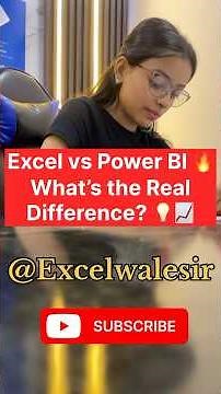 Excel vs Power BI 🔥 What’s the Real Difference? 💡📈 #excelwalesir #exceltraining #powerbi #excel