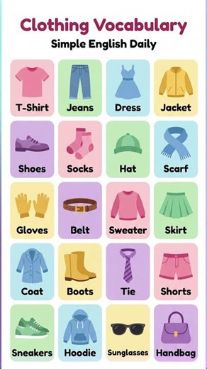 Clothing Vocabulary You've Been Saying Wrong #englishtips #pronunciation #shorts