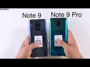 Xiaomi Redmi Note 9 vs Note 9 Pro : Speed Test + Size Comparison