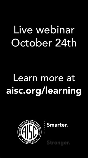 Does your current structural steel workflow include AI? (And would you own up to it if it did?) Join us on Friday, October 24 for a FREE virtual lunch-and-learn on everything you wanted to know about AI and the steel industry! AISC Director of Technology Integration Luke Faulkner will share what he’s seeing in the industry (including current use cases and tools that are making a difference) and pull out his crystal ball to look into the near future. He’ll also introduce you to a good friend of h