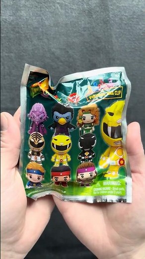 Opening Mighty Morphin Power Rangers 3D Figural Bag Clip Series 2 #mysterybag