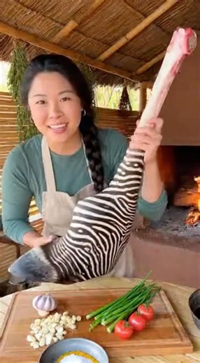 Eating zebra #zebrameat #cooking #zebra #cooking #meat #funny