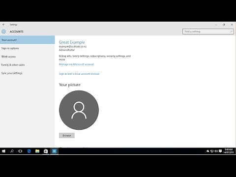 Convert local Windows 10 account to a Microsoft Account