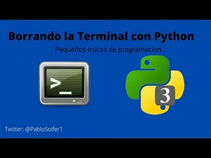 Borrar la terminal usando Python