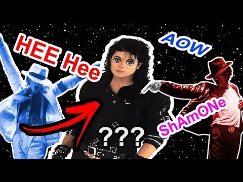 Every variation of Michael Jackson grunts (Hee hee Aow Shamone)