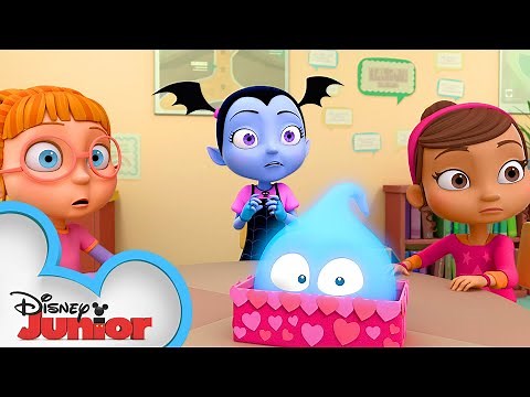 Ghoulentines Day with Vee! 🦇| Vampirina | Disney Junior