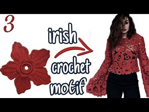 How to Crochet an Irish Lace Motif | Irish Crochet Tutorial