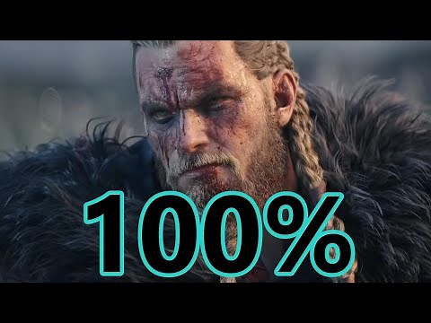 Assassin's Creed Valhalla 100% completion (All DLCs, everything completed)