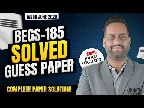 BEGS 185 Guess Paper 2026 | IGNOU BEGS 185 English Language Teaching Most Important Questions