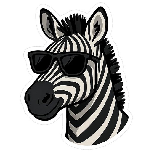 3x Zebra Stickers, Cute Zebra Stickers, Animal Motif, Waterproof, for Car, Laptop, Safari, Africa Decor, 9 X 9 Cm - Etsy