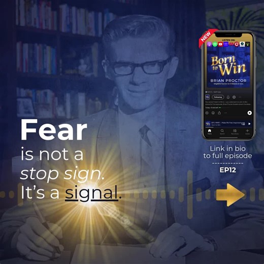 Fear, doubt, and worry don’t show up to stop you. They show up when you’re growing. Every meaningful change asks you to step beyond what’s familiar. And the moment you do, your mind pushes back — not because you’re in danger, but because you’re changing. My father taught me that this moment has a name: The Terror Barrier. It’s not something to avoid. It’s something to recognize… and move through. In this episode of Born to Win, I share how to understand fear differently — and how to keep moving 