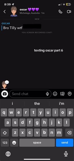texting oscar! on TikTok