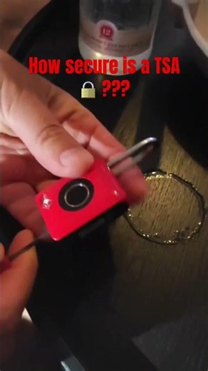 Bypassing a TSA Fingerprint Lock in Seconds! 🔓