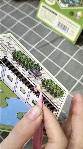 how u actually play the 3D sticker #asmr #sticker #play #relaxing #chill #3danimation #3dart