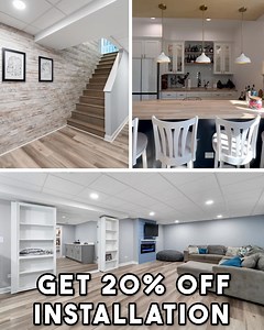 285K views · 354 reactions | We're Looking for 150 Homeowners in the Midwest Ready to Transform Their Basement! ✨ This Month Only: - FREE In-Home Consultation - 20% Off Installation - 0% Financing Available See if you qualify for local pricing:https://www.basementprosfinder.com/mhs | Matrix Basement Finishing | Facebook