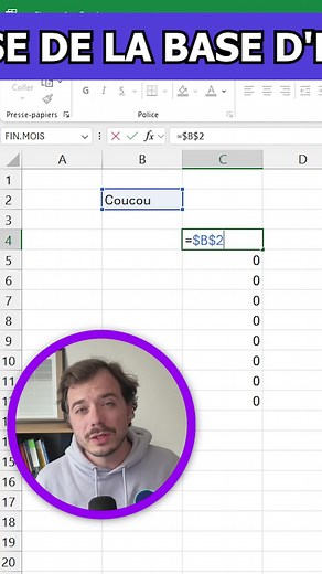La Base d'Excel Expliquée en 30 Secondes
