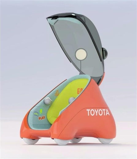 Toyota unveiled the Kids Mobi concept, an autonomous electric vehicle for children