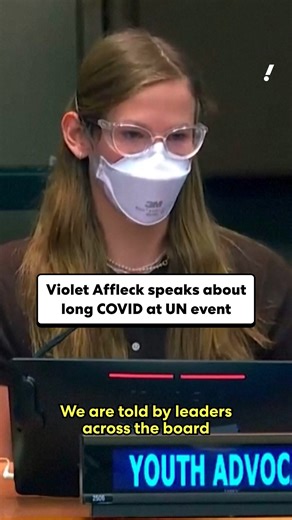Violet Affleck, youth activist and daughter of Ben Affleck and Jennifer Garner, delivered a powerful speech at a United Nations event about the risks of long COVID and efforts moving forward to protect children. | Yahoo Entertainment