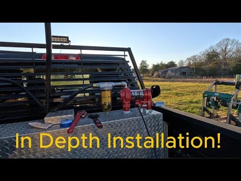 Installing A Diesel Transfer Tank In My Truck