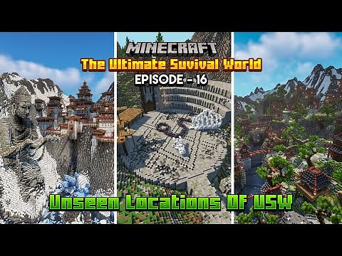 Unseen Locations Of USW | USW Series #16 | Minecraft In Telugu | RajuGaming