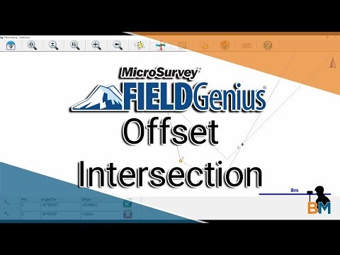 MicroSurvey FieldGenius How To: Offset Intersection | Bench Mark