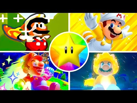 Evolution of Super Stars in Super Mario Series (1985-2025)