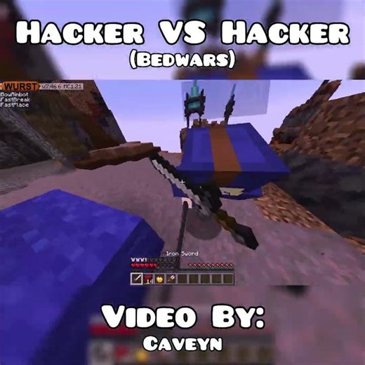Hacker Vs Hacker In Minecraft Bedwars