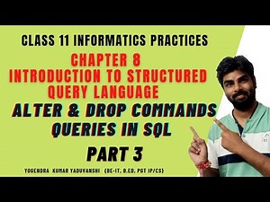 ALTER AND DROP COMMANDS QUERIES IN MYSQL CLASS 11 IP CBSE BOARD 2020-2021 WITH PDF NOTES