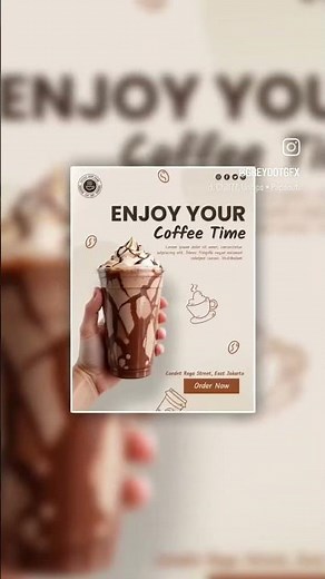 Coffee Shop Banner Photoshop | Eye-Catching Design Tutorial #graphicdesign #tutorial #photoshop