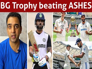 Even Border Gavaskar trophy getting more hype than Champions Trophy #bgtrophy #bordergavaskartrophy #ashes #indiavsaustralia | Sanaullah Khan
