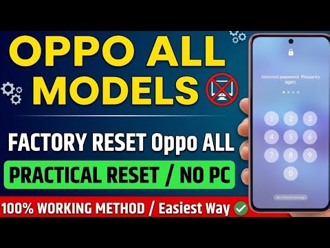 Oppo All Mobile Screen Lock Remove Without PC | Practical Oppo A3X |100% working Track