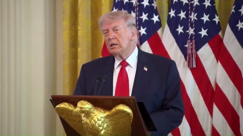 Trump takes dig at Macron, says wife treats him 'extremely badly'