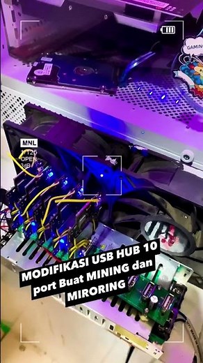 10 PORT USB HUB Modification for Mirror and Minning #usbhubmodification #pandamiroring #phonefarming