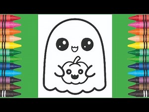 How to Colour Halloween | Spooky Coloring with Markers | Happy Coloring World
