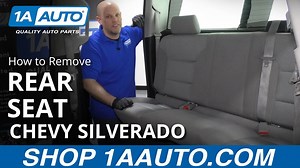 How to Remove Rear Seat 2014-19 Chevy Silverado