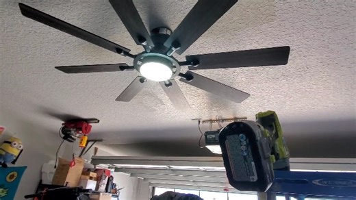 Watch Ceiling Fans with Lights, 54 inch Low Profile Ceiling Fan with Light and Remote Control on Amazon Live