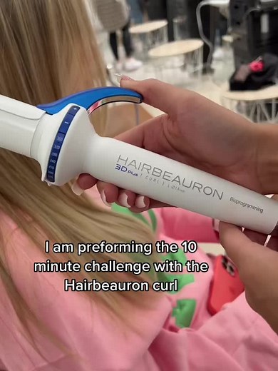 10 minute challenge with the HairBeauron curl #bioprogramming #hairbeauroncurl #hairbeauron3d #hairbeauron #10minutechallenge
