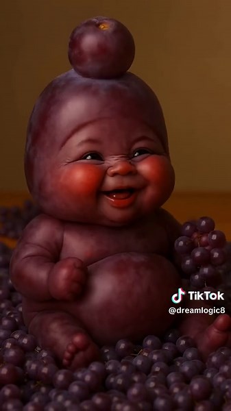 fruit babies eats themself #asmr #fyp #foryoupage #humor #satisfying