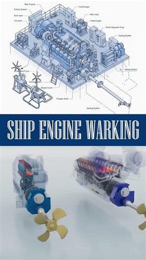 Explore the engineering differences between two critical medium-speed marine engine configurations!