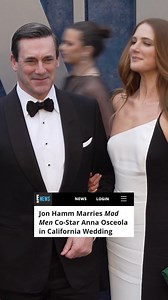 11K views · 64 reactions | They're madly in love, and now they're married. ❤️ See photos from Jon Hamm and Anna Osceola's wedding: https://trib.al/YdPW6qE (: Getty) | E! News | Facebook