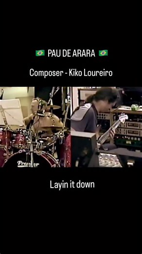 PAU DE ARARA @kikoloureiro #guitarist #brazil #guitarist #drums #videooftheday | Mike Terrana