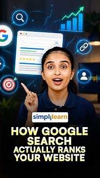 How Google Search Ranks Your Website? | Google Search Algorithm Explained | #Shorts | #Simplilearn