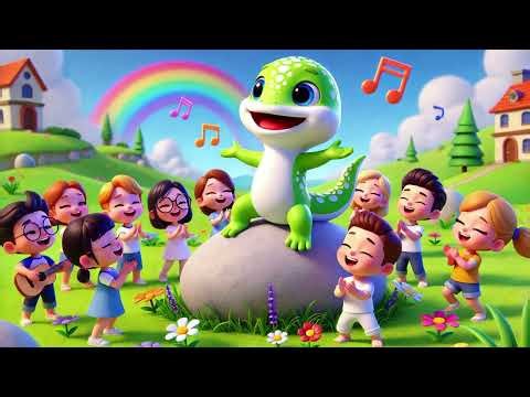 🦎 Lizard on the Rock Song 🎶 | Fun Nature & Animal Song for Kids| Nursery Rhymes & Kids Songs