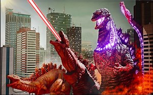 新哥斯拉 进化过程 Evolution of Shin Godzilla: Size Comparison