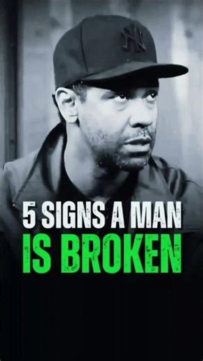 Signs of an Emotionally Broken Man