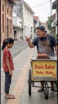 Sedih lihat adik kecil ini dibentak cuma gara-gara uangnya kurang. Beruntung ada nenek baik hati.